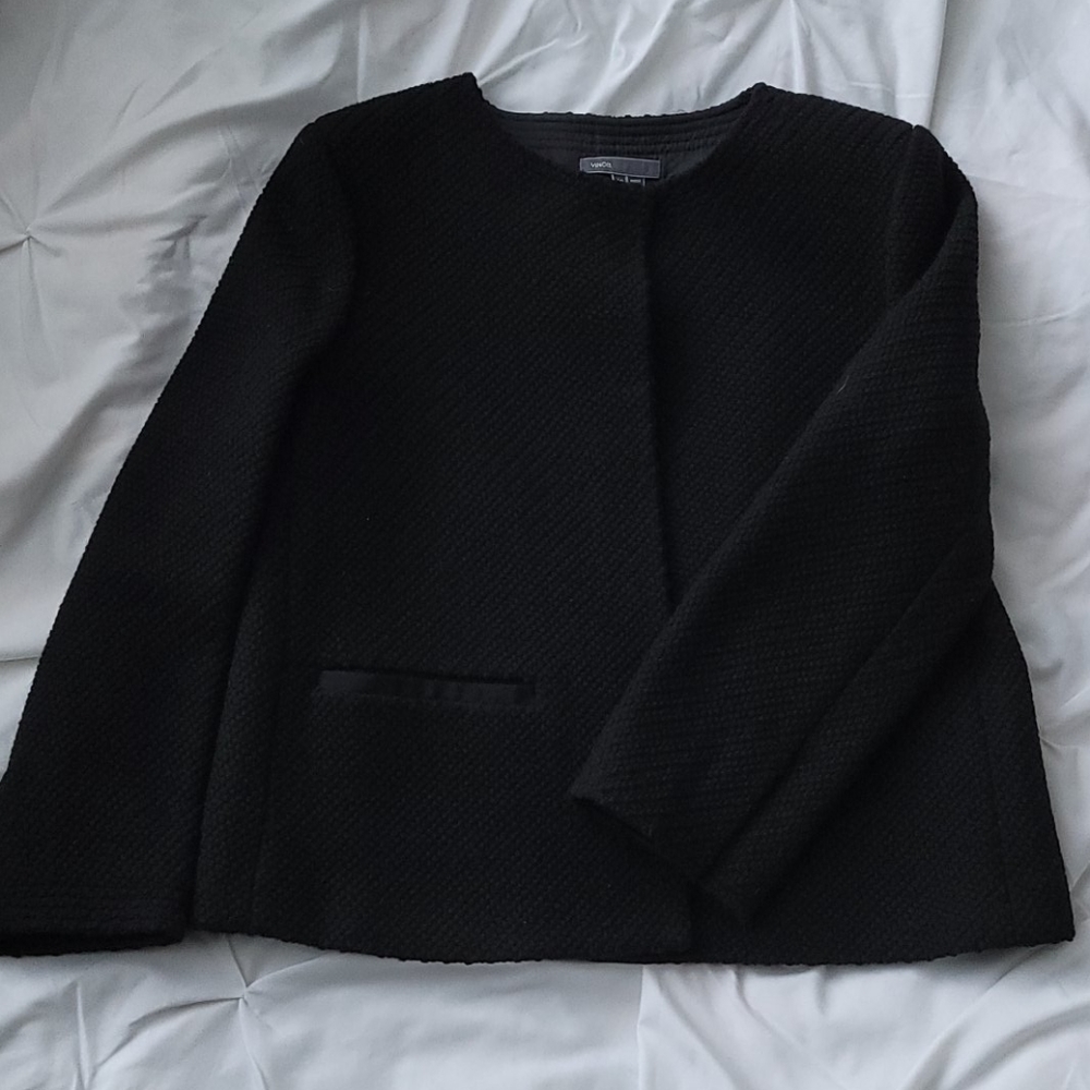 Vince Wool Blend Cropped Jacket
